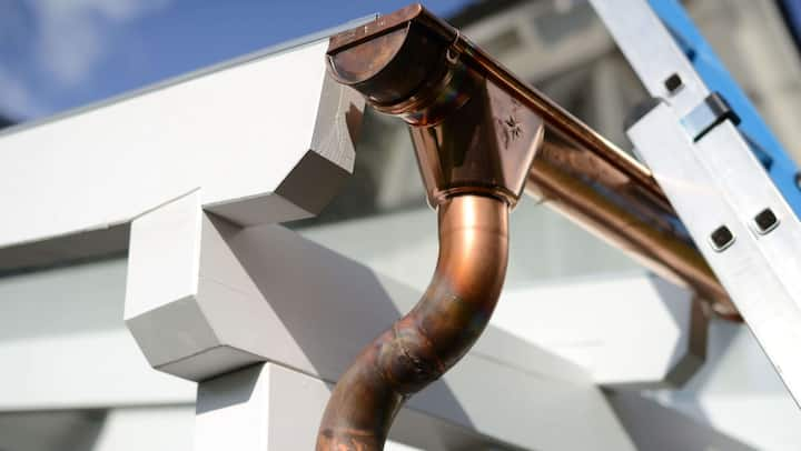 Copper Gutters